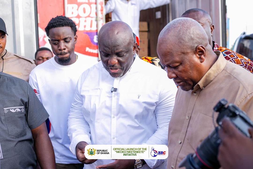 Dr. Boris b and President John Mahama
