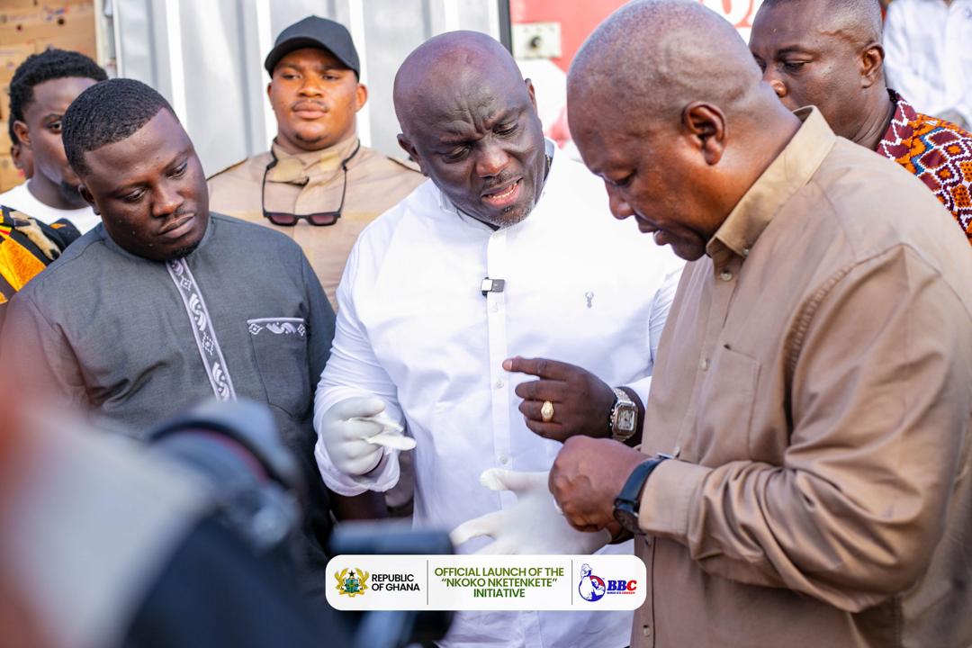 Dr. Boris b and President John Mahama