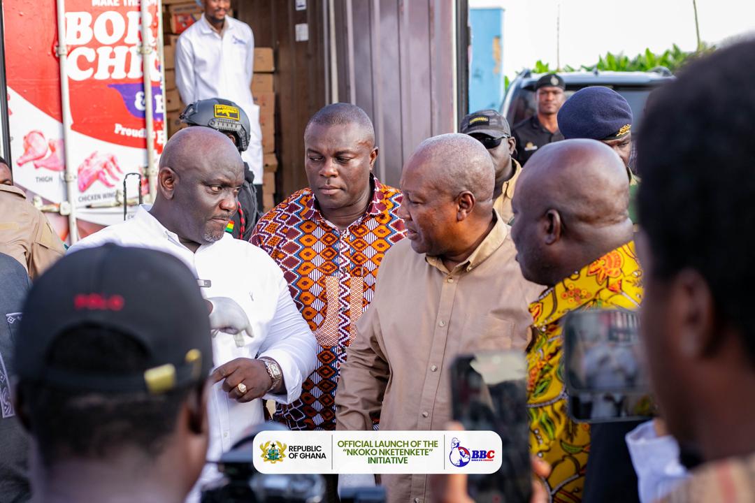 Dr. Boris b and President John Mahama