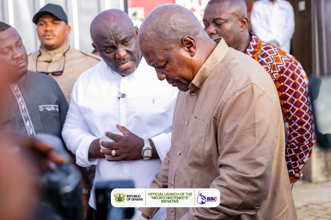 Dr. Boris b and President John Mahama